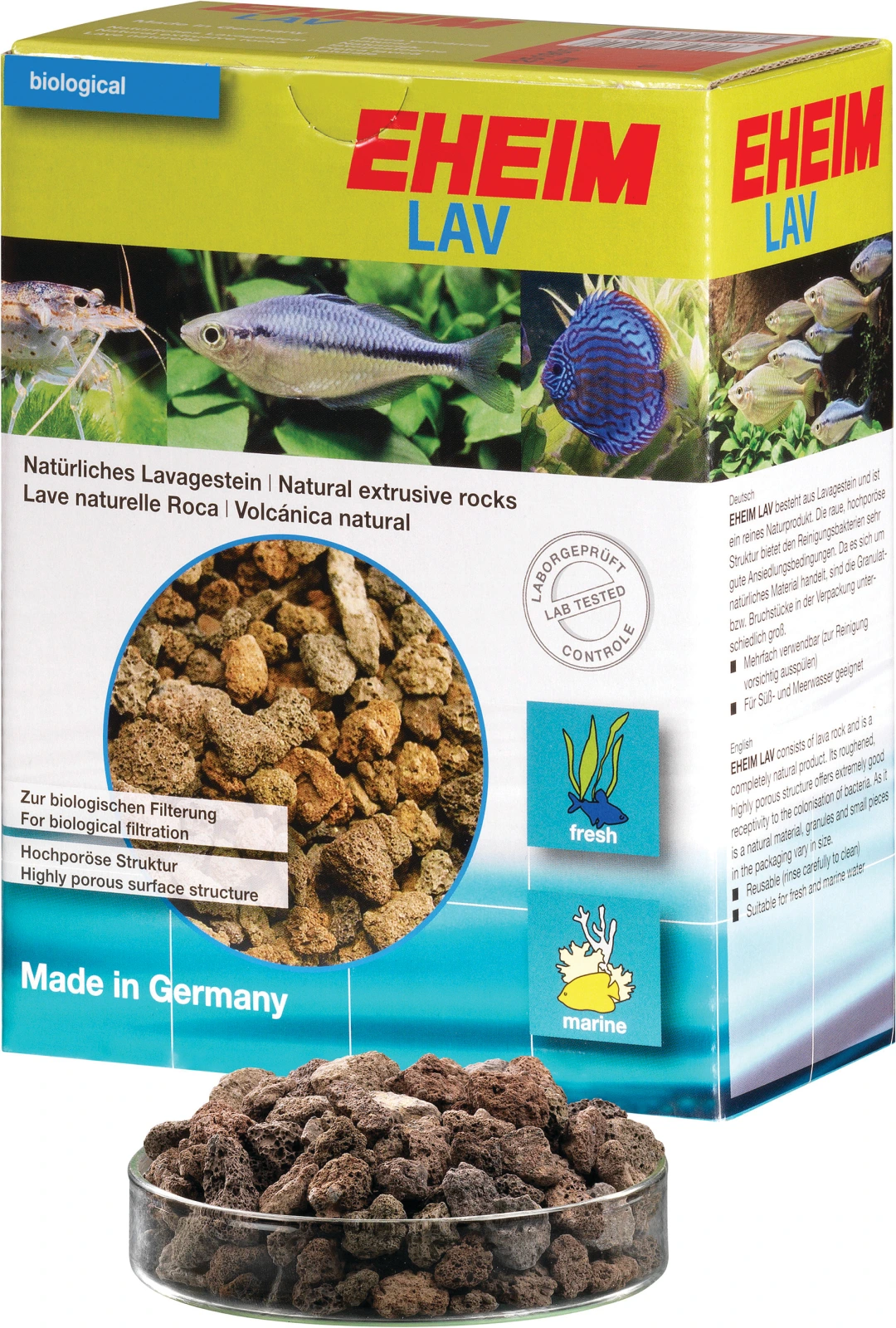 Eheim EHFILAV lavasten 5 liter